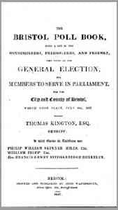 The Bristol Poll Book, 1837