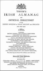 Image unavailable: Thom's Irish Almanac 1880