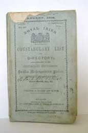Royal Irish Constabulary List and Directory for the half-year commencing 1st January 1910, 1910.