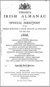 Thom's Irish Almanac and Official Directory of Ireland, 1868