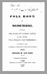 Image unavailable: The Poll Book of Monmouthshire, 1847