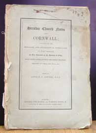Arthur J. Jewers (Ed.), Heraldic Church Notes from Cornwall, 1887