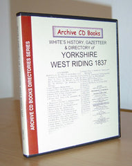 Image unavailable: Yorkshire West Riding 1837 White's History, Gazetteer & Directory