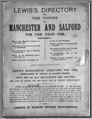 Image unavailable: Manchester & Salford 1788 Lewis's Directory