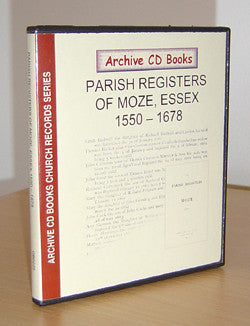 Parish Registers of Moze, Essex 1550-1678