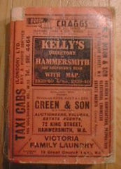 Hammersmith 1939/40 Kelly's Directory