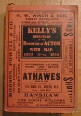 Acton 1939 Kelly's Directory