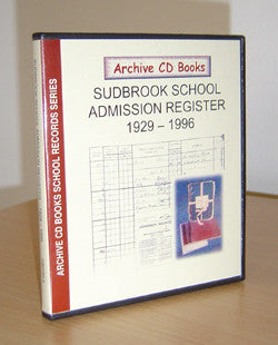 Sudbrook School 1929-1996 Admission Register