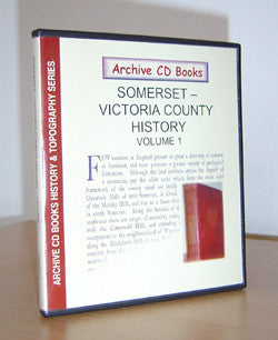 Somerset - Victoria County History Vol. 1