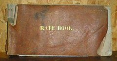 Cheddar Rate Book 1865