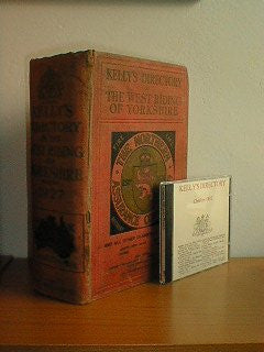 West Riding of Yorkshire Kelly's Directory 1927