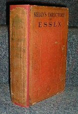 Image unavailable: Essex 1922 Kelly's Directory