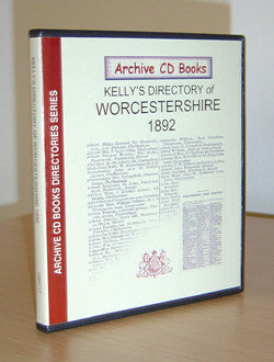 Kelly's 1892 Directory of Worcestershire
