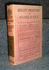 Image unavailable: 1935 Somersetshire Kelly's Directory
