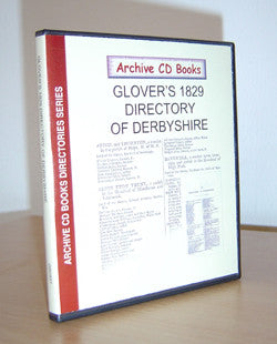 Glover's 1829 Directory of Derbyshire