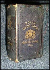 Image unavailable: London Royal Blue Book 1860