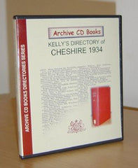 Image unavailable: Kelly's 1934 Directory of Cheshire 