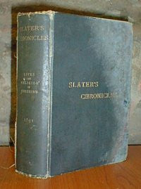 Chronicles of Lives and Religion in Cheshire - George Slater 1891