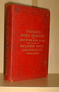 Dougal's Unclaimed Money Register