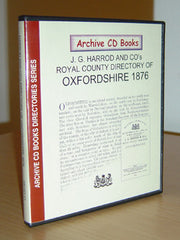 Image unavailable: Harrod's Directory for Oxfordshire 1876 