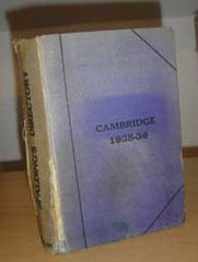 Image unavailable: Cambridge Directory 1935-6