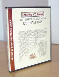 Post Office Directory of Durham 1858