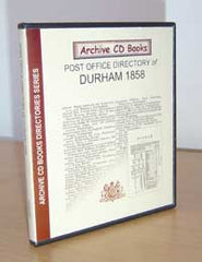 Image unavailable: Post Office Directory of Durham 1858