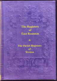 The Registers of East Rounton and Weston