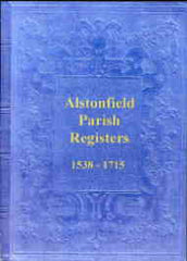Image unavailable: Alstonfield Parish Register 1538-1715