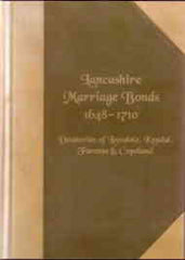 Image unavailable: Lancashire Marriage Bonds 1648-1710