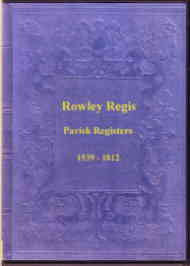 Parish Registers of Rowley Regis