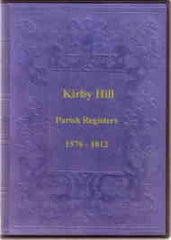 Image unavailable: Kirby Hill Parish Register 1576-1812