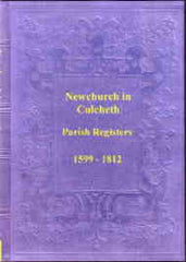 Image unavailable: Newchurch (Culcheth) Parish Registers 1599-1812