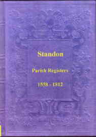Parish Registers of Standon