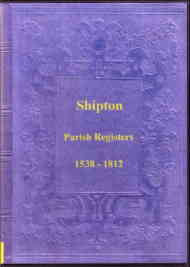 Parish Registers of Shipton