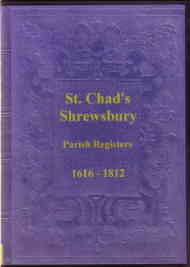 Parish Registers of St. Chad's Shrewsbury, Shropshire