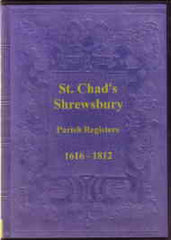 Image unavailable: Parish Registers of St. Chad's Shrewsbury, Shropshire