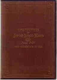 Constitutions of Freemasons 1884