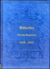 Parish Registers of Bitterley 1658-1812