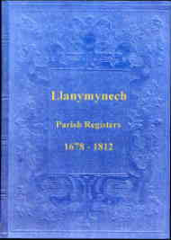Parish Registers of Llanymynech 1678-1812
