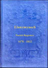 Image unavailable: Parish Registers of Llanymynech 1678-1812