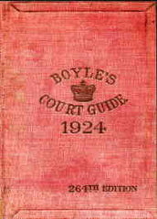 Image unavailable: Boyle’s Court Guide 1924