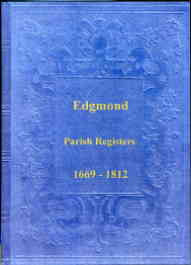 Parish Registers of Edgmond 1669-1812, Shropshire
