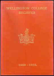 Wellington College Register January 1859 - December 1923