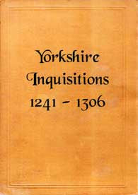 Yorkshire Inquisitions Vols I-IV