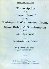 Poor Book - Tithings of Westbury-on-Trym, Stoke Bishop & Shirehampton