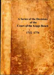 Image unavailable: Decisions of the Court of Kings Bench upon Settlement Cases
