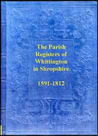 Parish Registers of Whittington, Shropshire