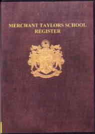 Merchant Taylor's School Register 1871  1900