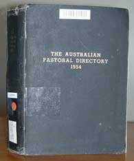 Image unavailable: Australian Pastoral Directory 1954